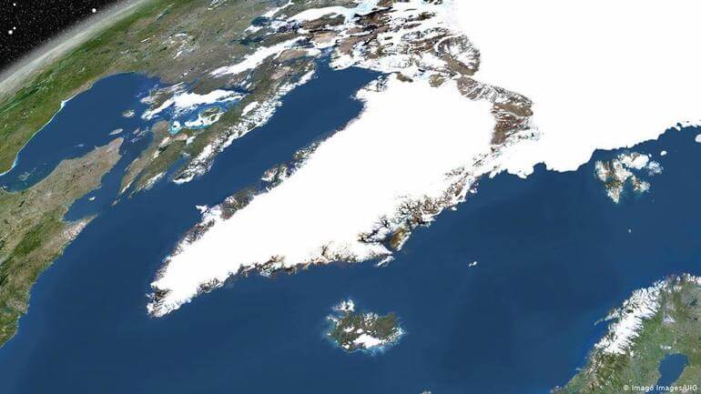 гренландия фото из космоса